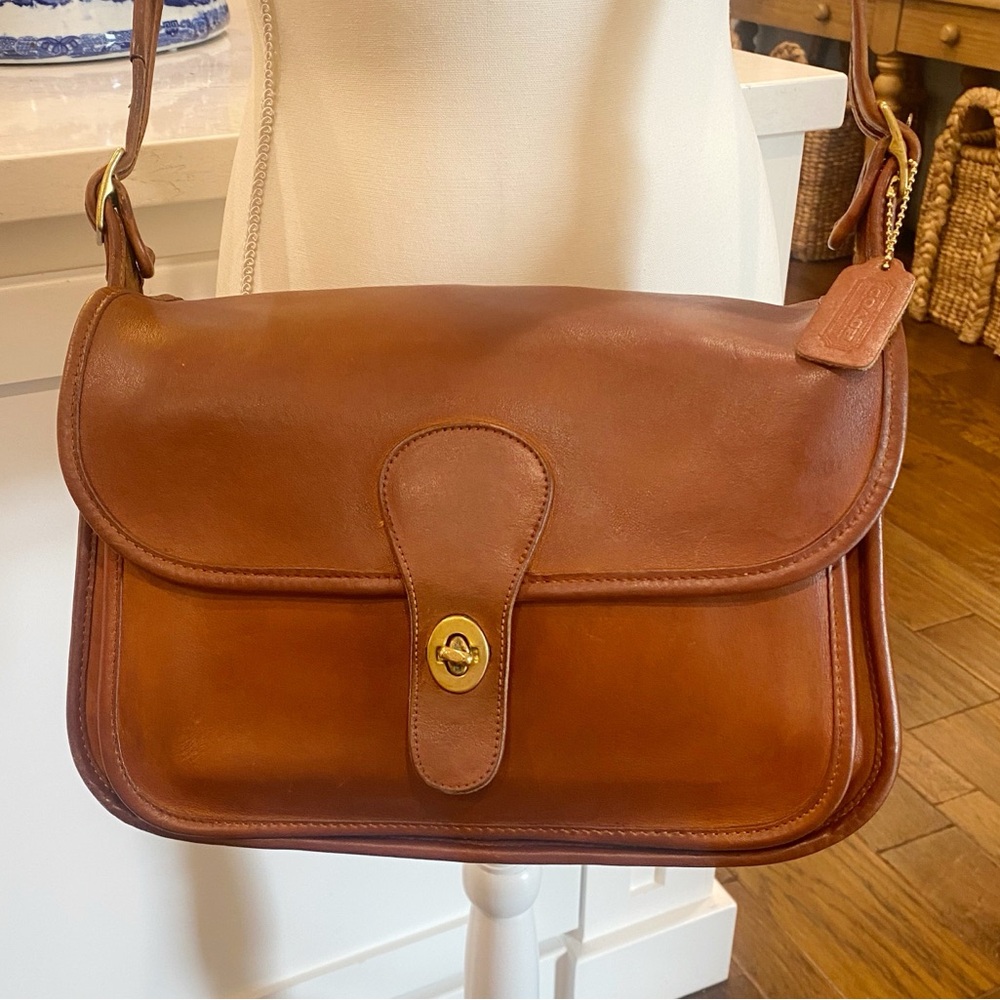 Vintage Coach Original Grand Rambler British Tan 👜FABULOUS!👜 BEST PRICE! - Picture 15 of 15